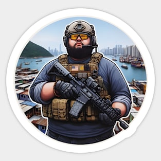 Tactical Fatman Sticker